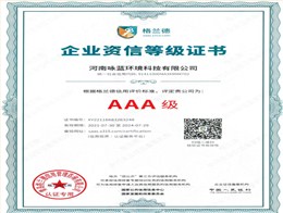 AAA级资信等级证书